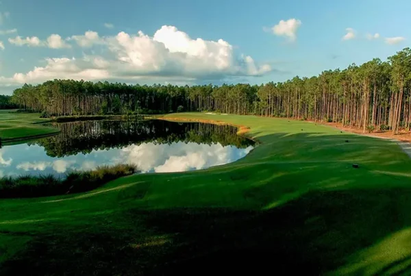 Hole #2 on the Creek Course Hammock Dunes Club