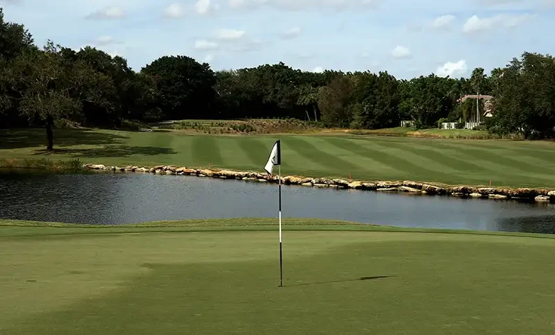 Hole #1 on the Redemption Course at Addison Reserve Country Club