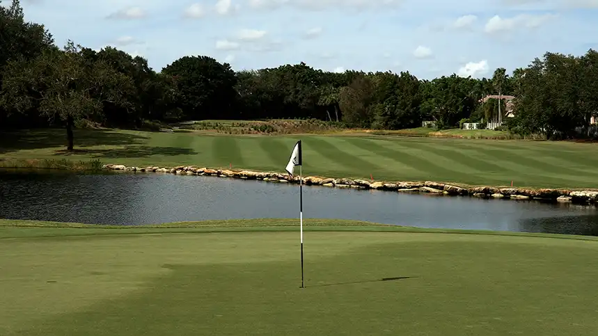 Hole #1 on the Redemption Course at Addison Reserve Country Club